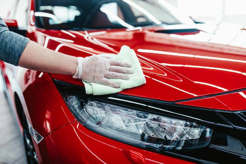 Experienced mobile car valet in Northampton providing a meticulous clean for your vehicle.